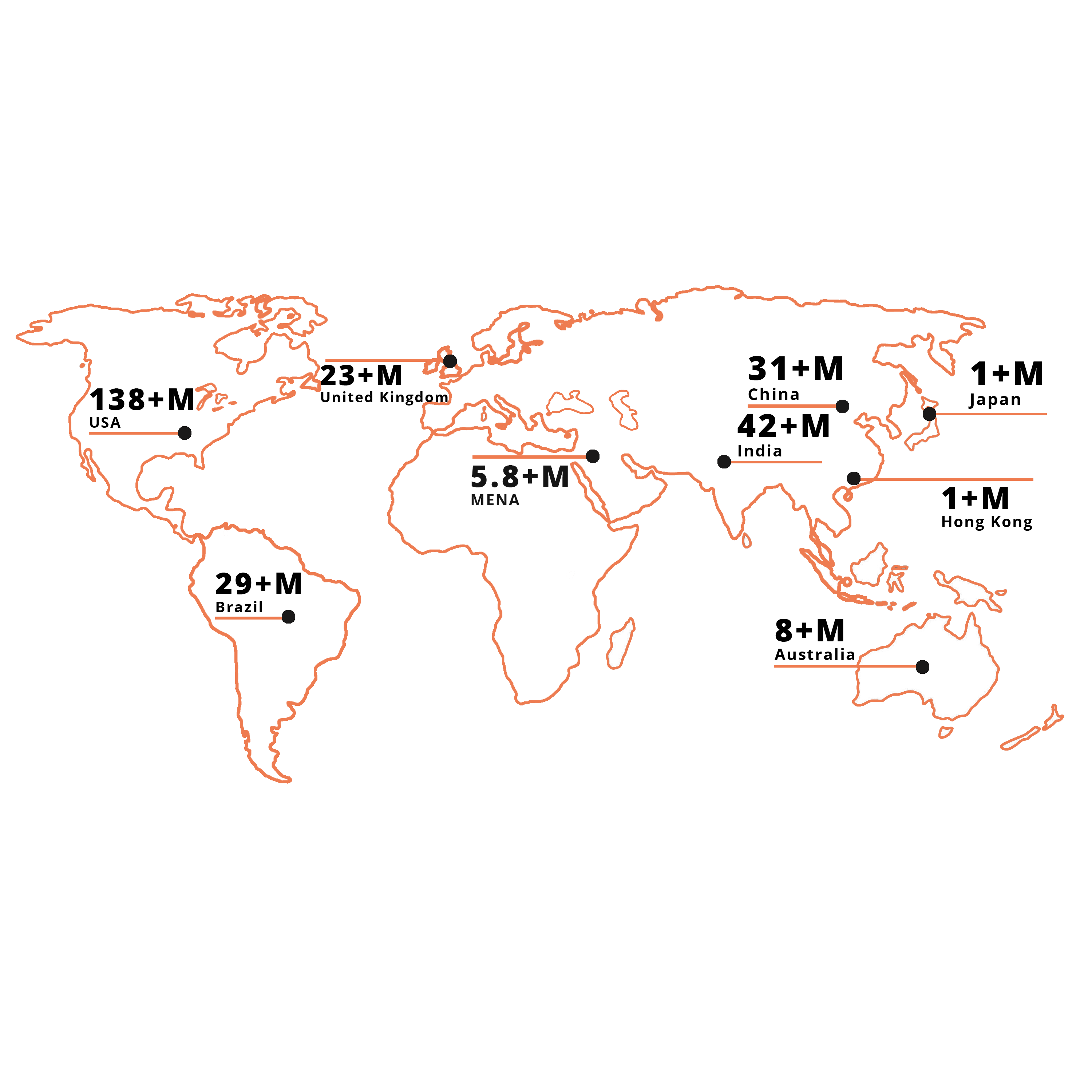 LinkedIn map